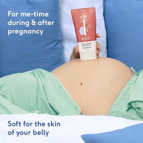 Naif Mom Nourishing Belly Balm balzam za telo proti strijam 75 ml Slike