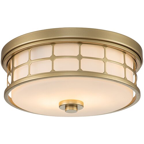 Elstead Lighting Elstead Quoizel Guardian Cilindrična stropna svetilka, barvana naravna medenina, IP44, (22098102) Cene