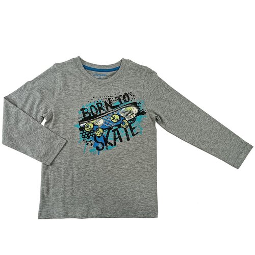 Lucky Kiddo majica DR LK-KBT LS 2_22 016375 F siva s 146 Slike