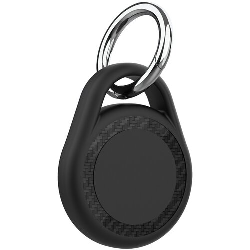 INF Za&amp;scaron;čitni ovitek, združljiv z Apple AirTag 1/2, z vzmetno zaponko &amp;ndash; prožen TPU, več barv, varen obesek za ključe Črna, (5000264336) Slike