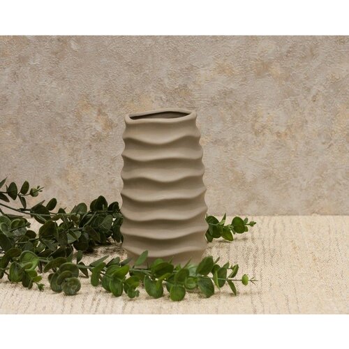 Dekordom vaza COLLINA WJM3354 20cm - Grey - N43 Cene