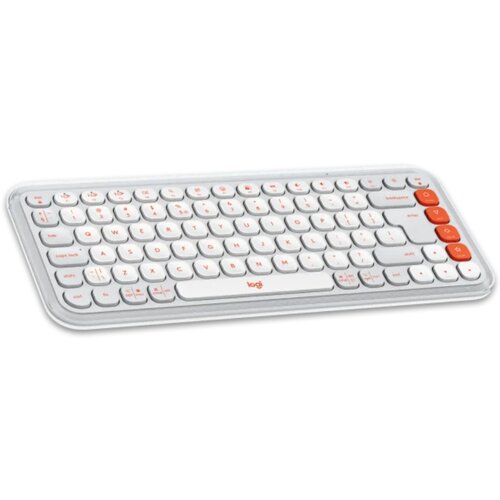 Logitech POP Icon Keys US tastatura bela Cene