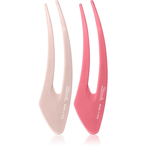 Janeke Hair Clip ukosnice za kosu Pink 2x15 cm Slike