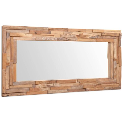 vidaXL okrasno ogledalo tikovina 120x60 cm pravokotne oblike Cene