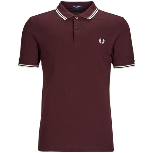 Fred Perry TWIN TIPPED SHIRT Bordo Slike