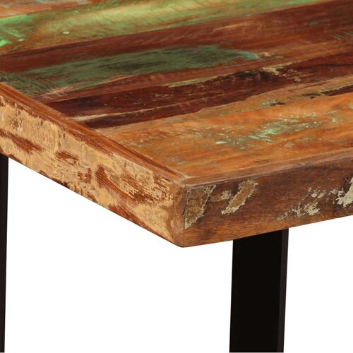  barski stol od masivnog obnovljenog drva 120x60x107 cm Slike