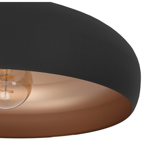 Eglo plafonjera Mogano 94547, 1x E27, &amp;Oslash;40 cm, crna i bakrena Slike