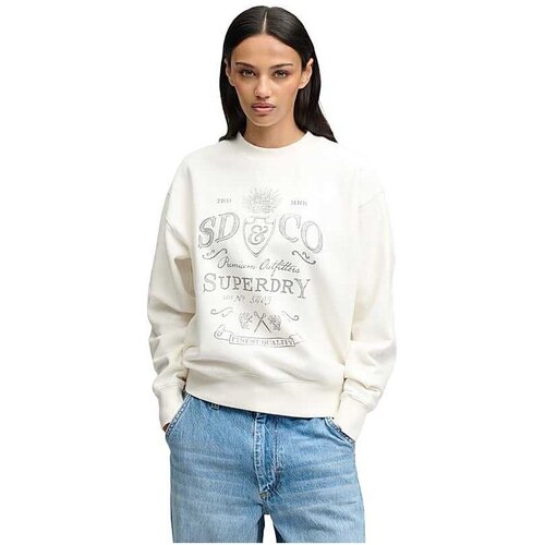 Superdry bela ženska dukserica Slike