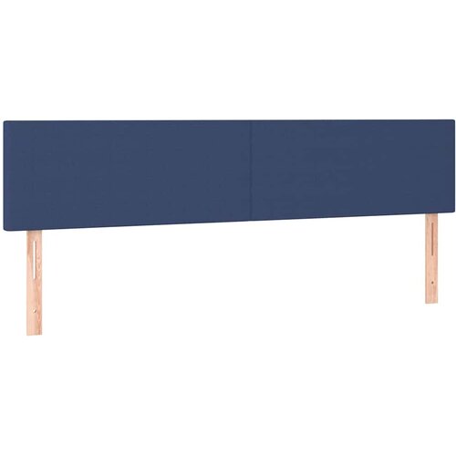  Krevet s oprugama i madracem plavi 180x200 cm od tkanine Slike