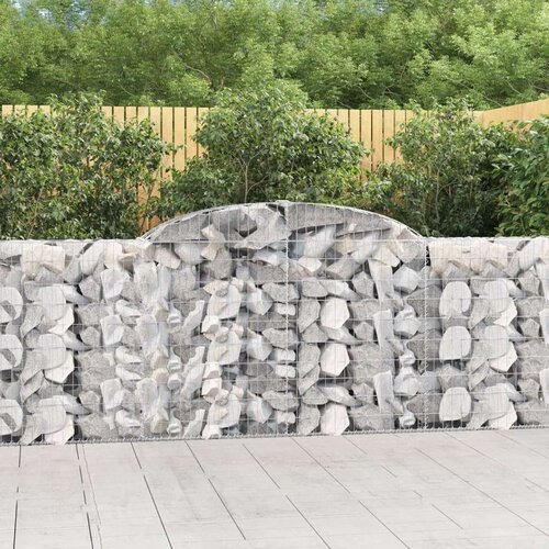  Obokana gabionska košara 11 kos 300x30x100/120cm cinkano železo, (20758063) Cene