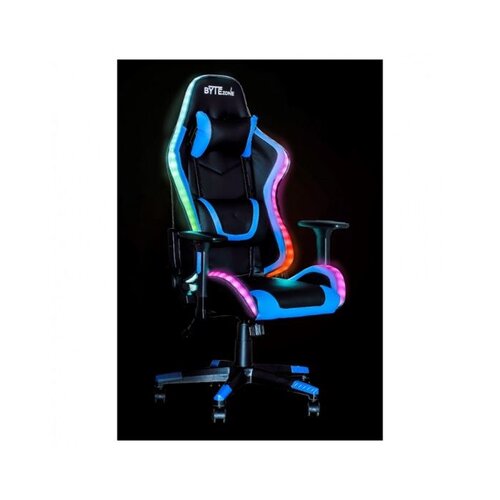 Bytezone GC9265 THUNDER (Crna,Plava) gejmerska stolica Slike