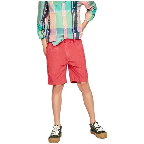 Pepe Jeans Kratke hlače & Bermuda - Rdeča Cene