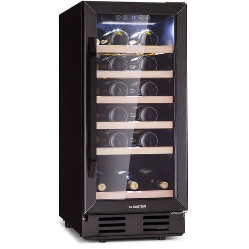 Klarstein Vinovilla 29 Built-In, vgradni hladilnik za vino, 81 l / 29 steklenic, 1 cona, steklena vrata, nerjaveče jeklo Cene