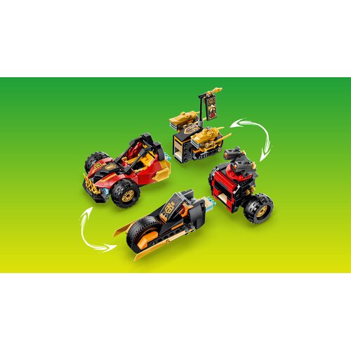 Lego Ninjago Kai i Cole - kombinovana vozila 71864, Uzrast 7+ Slike