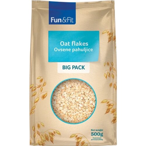FUN&FIT Ovsene pahuljice 500g Cene