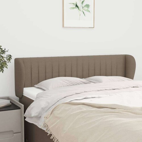  Vzglavje z ušesi taupe 147x23x78/88 cm blago, (20954170) Cene