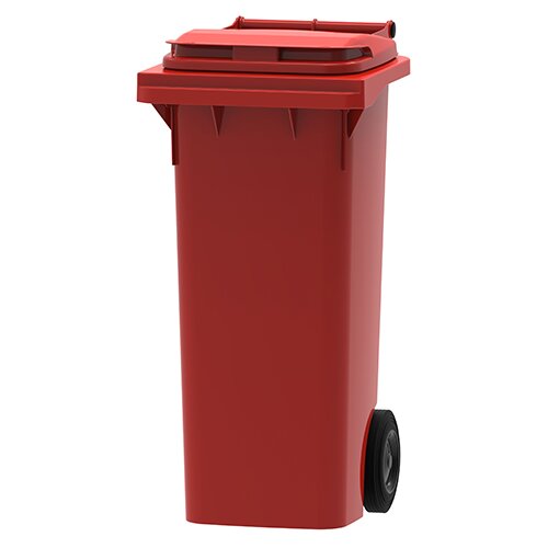 dvorišna kanta za smeće 140l Standard crvena 3080 PL140 Slike