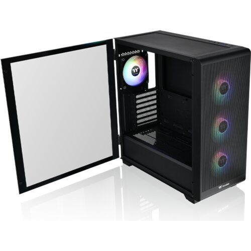 Thermaltake S250 TG ARGB Mid tower case, tempered glass4x CT120 ARGB Sync Fans,Mesh front panel Cijene