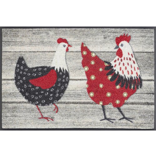 wash+dry PREDPRAŽNIK Chicken Farm 40/60 cm potiskano večbarvno Cene