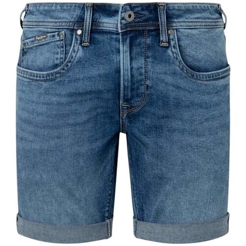 Pepe Jeans Kratke hlače &amp;amp; Bermuda - Modra Slike
