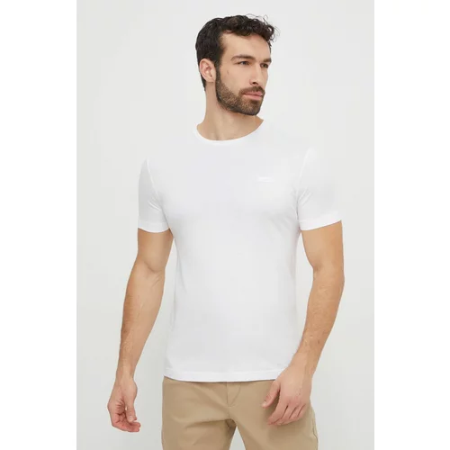 Calvin Klein Pamučna majica za muškarce, boja: bijela, bez uzorka