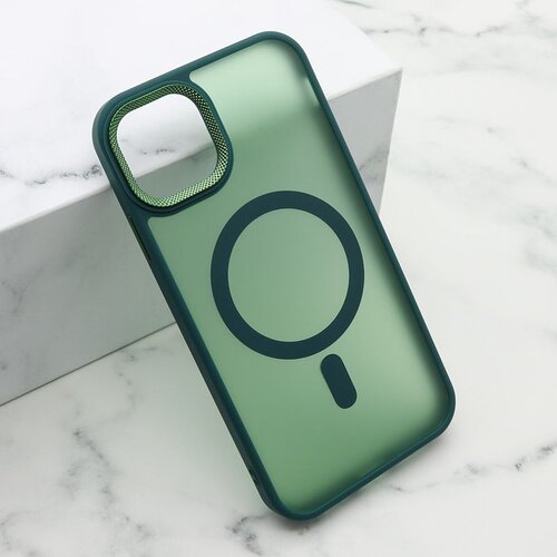 Maska silky magsafe za iphone 11/ zelena Slike