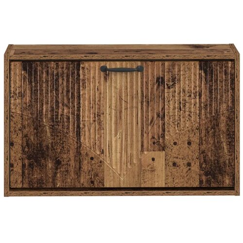  Ormar za cipele na zidu HOORN 71 x 17 x 43 cm Konstruirano drvo - Staro drvo Slike