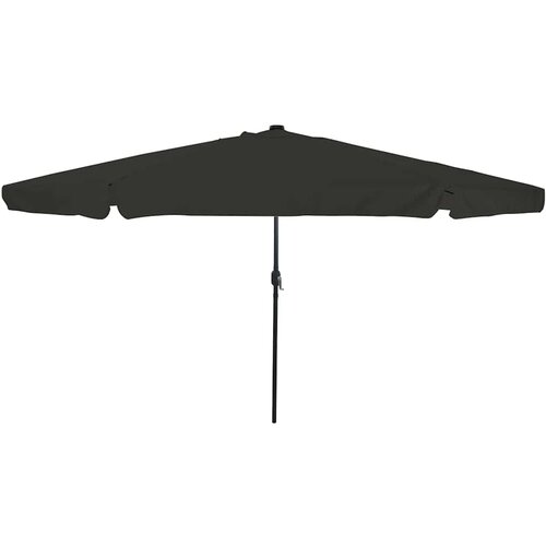  Vrtni suncobran S LED lampica Crna 395 x 395 x 245 cm Poliester Cene