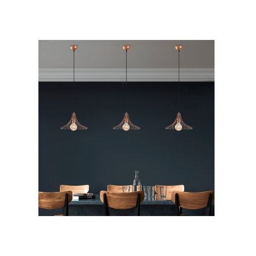 Opviq Luster Mezopotamya-N-1274, 126cm, 37cm, E27, Bakrene boje Cijene