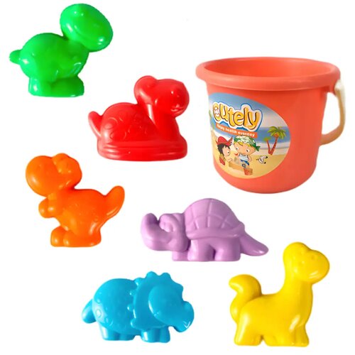 Magic Toys Veseli set za pijesak s dinosaurima s grabljicom Slike