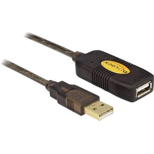 Delock USB kabel USB 2.0 USB-A vtič\, USB-A vtičnica 30.00 m črna pozlačeni konektorji\, UL-certificirano 83453, (20416507) Cene