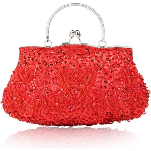 Dardanar Retro Beaded Sequin torbica Poročna Denarnica Poročna Denarnica, (21198451) Slike