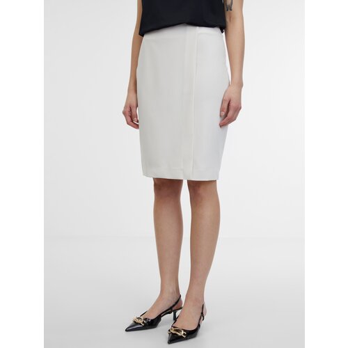 Orsay White women's pencil skirt Slike