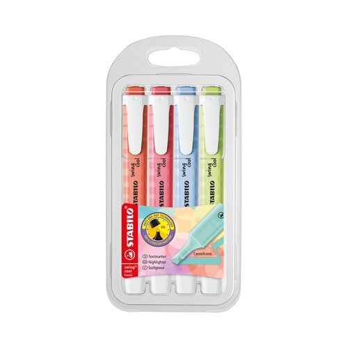 Stabilo Set za označevanje Swing Cool Pastel, 4 kos Cene