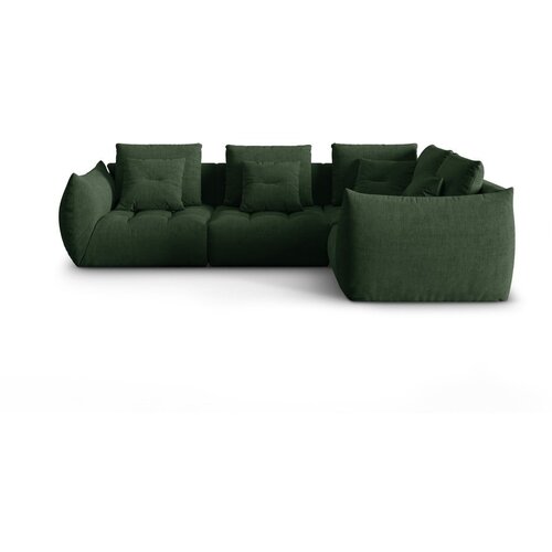 Micadoni Tamno zelena kutna garnitura (s desnim kutom) Bloom – Home Cijene