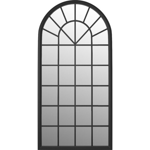 Maison Chic Ogledalo - Zrcalo - Kozmetično ogledalo črno 90x45 cm železno za notranjo uporabo, (21697981) Cene