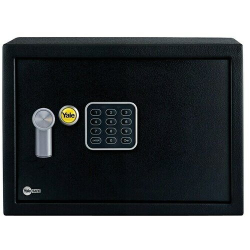 Yale sef YSV/200/DB2, PIN code pristup, zaključavanje s ključem, Crni Slike