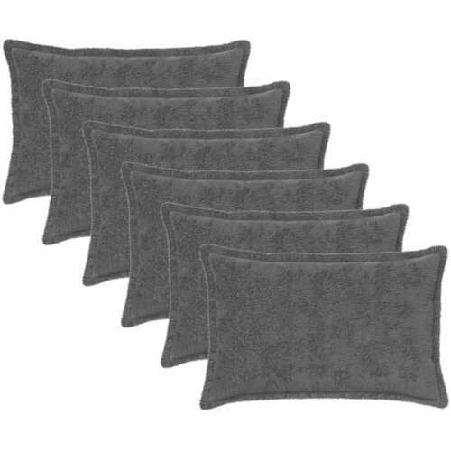  Presvlaka za jastuk 6 kom. HOUTEN Tamnosiva 50 x 80 cm - Tamnosiva 50 x 80 cm 6 Slike
