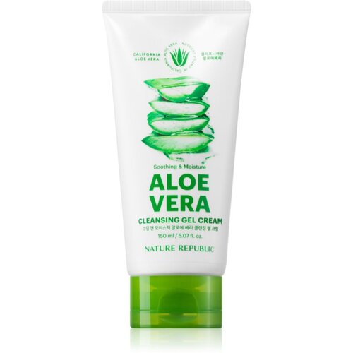 NATURE REPUBLIC Soothing & Moisture Aloe Vera Cleansing Gel Cream hidratantna krema za čišćenje s umirujućim djelovanjem 150 ml Cijene