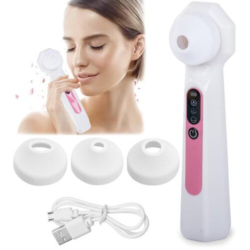  Baterijski aspirator za pore i sebum LED i lupa + 3 nastavka Slike