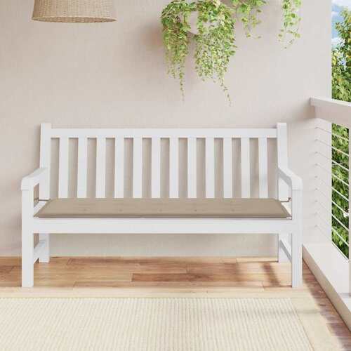  Jastuk za vrtnu klupu smeđesivi 150x50x4 cm tkanina Oxford Cijene