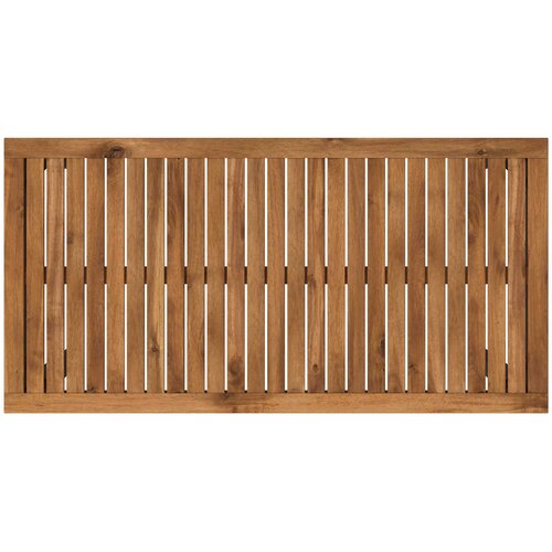  Stol za bar u vrtu Prirodna i crna 108,5 x 55 x 105 cm Slike
