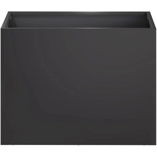  Vrtna saksija Crna 40 x 30 x 30 cm Čelična vrata - Crna 40 x 30 x 30 cm 1 Slike