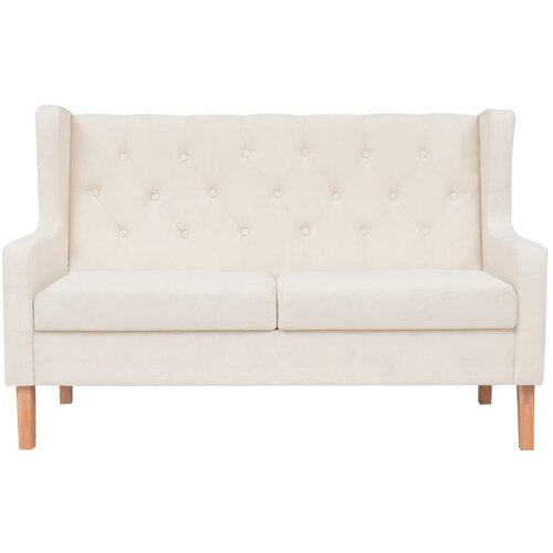 Maison Chic kavč - Sofa - Kanape dvosed blago kremno bele barve, (21726742) Cene