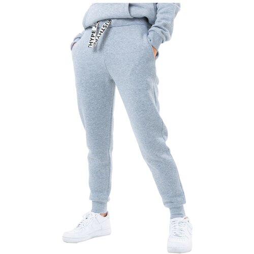 Justhype Ltd Spodnji deli trenirke Drawstring Joggers Siva Cene
