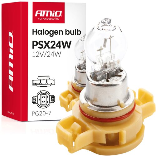 Amio Auto sijalica halogena PSX24W PG20-7 Cene