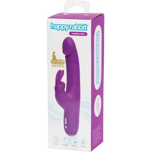 Happy Rabbit vibrator - slimline, vijoličen Cene