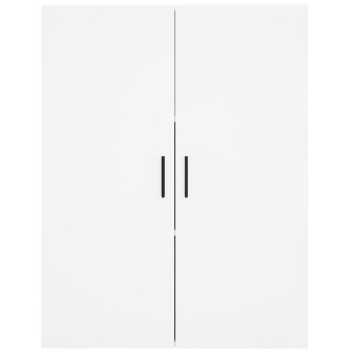  Visoka komoda bijela 69,5x34x180 cm konstruirano drvo Slike