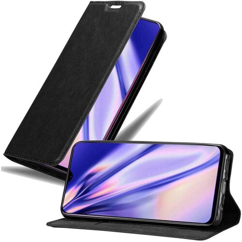 Cadorabo Ohi&scaron;je, združljivo z Oppo R17 PRO v nočna črna - Za&scaron;čitni ovitek z magnetnim zapiranjem, stoječo funkcijo in režo za kartice, (20560924) Cene