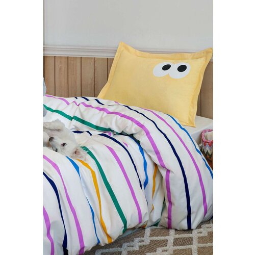  funny - yellow yellow single quilt cover set (fr) Cene